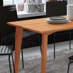 Wohnen Kernbuche Holztisch mit 90 cm Breite - Junola