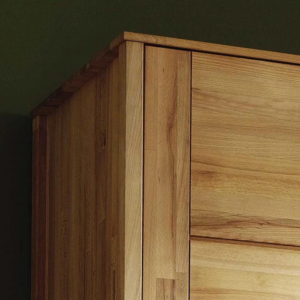 Wohnen Kernbuche Kleiderschrank Lianzo mit 3 Türen