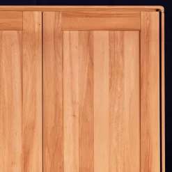 Wohnen Kernbuche Kleiderschrank mit 2 Türen - Junola