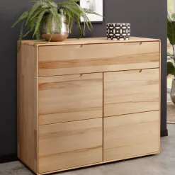 Wohnen Küchenschränke*Kernbuche Kommode mit Schublade - Estville