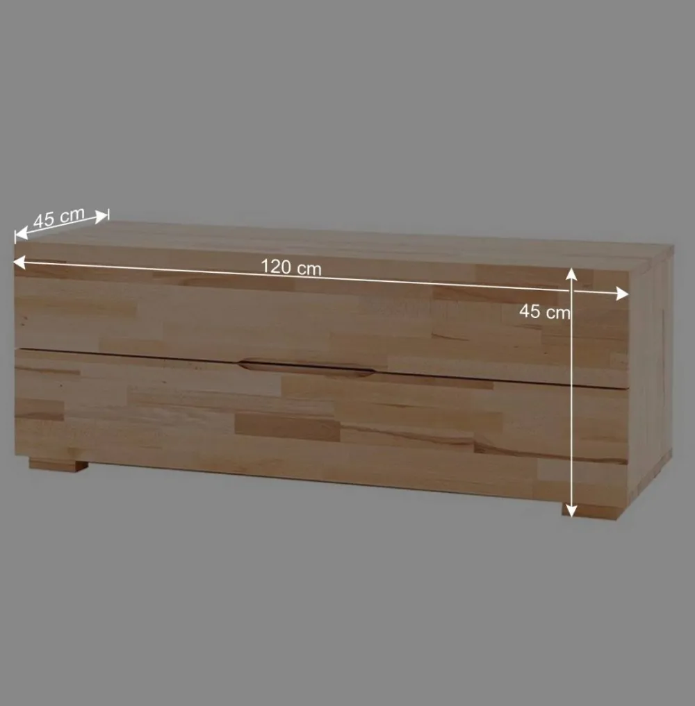 Wohnen Tv & Hifi-Möbel|Tv & Hifi-Möbel*Kernbuche Lowboard Clorina geöltes Massivholz