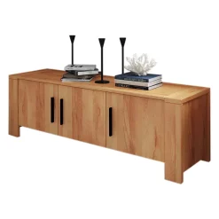 Wohnen Kernbuche Lowboard Mosniak mit 3 Türen