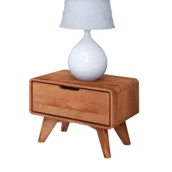 Wohnen Kommoden|Nachttische*Kernbuche Nachtkommode 47x33x30 cm - Junola