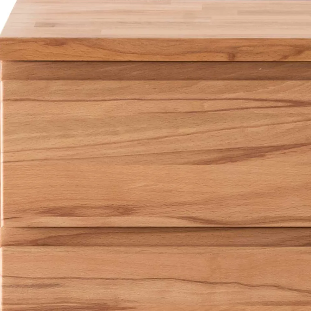 Wohnen Kernbuche Nachtschrank 50 cm breit - Nelucan