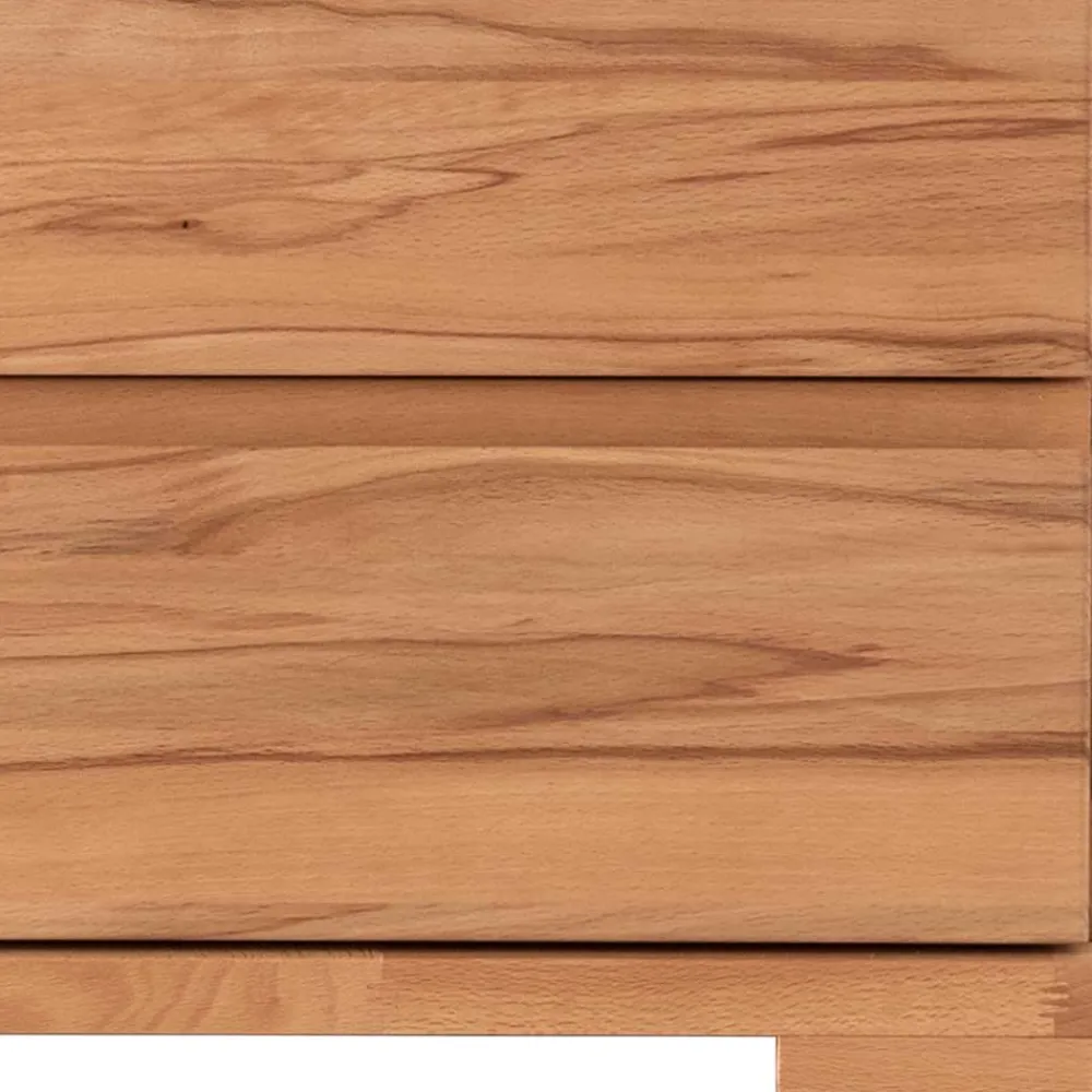 Wohnen Kernbuche Nachtschrank 50 cm breit - Nelucan