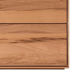 Wohnen Kernbuche Nachttisch mit zwei Schubladen - Stephens