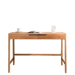 Wohnen Schminktische*Kernbuche Schminktisch mit zwei Schubladen - Lana