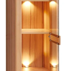 Wohnen Kernbuche Vitrine mit einer Tür - Amyonta