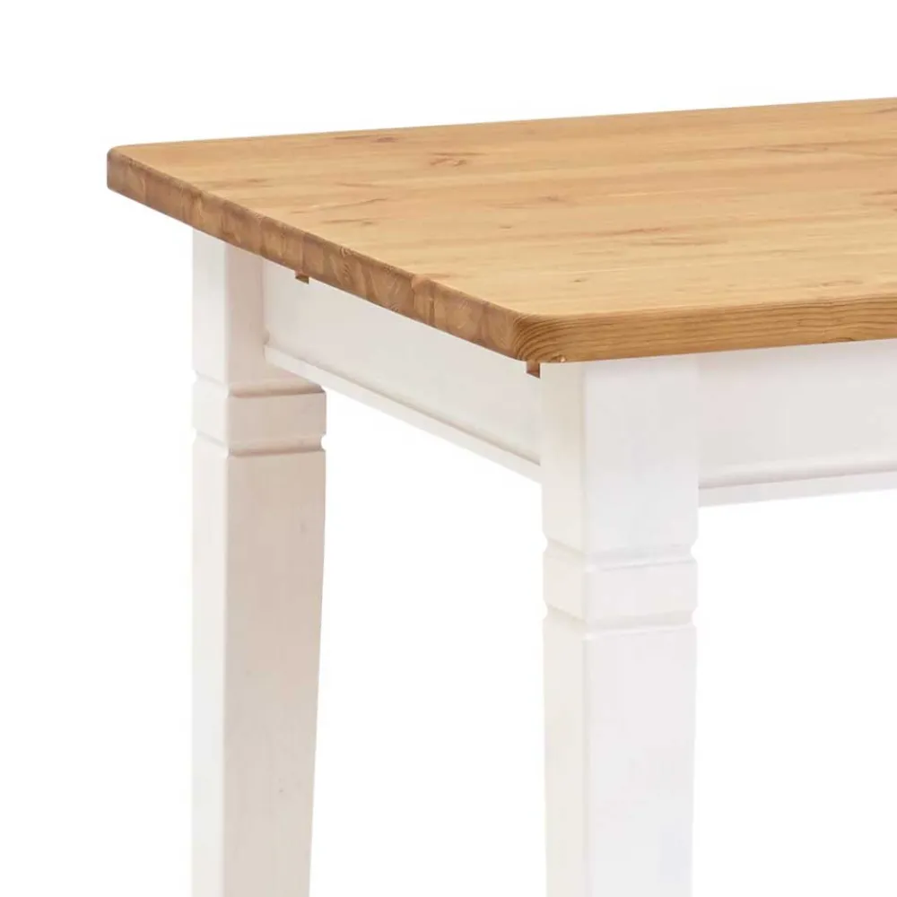 Wohnen Kiefer Esstisch Sibiuta mit Schubladen