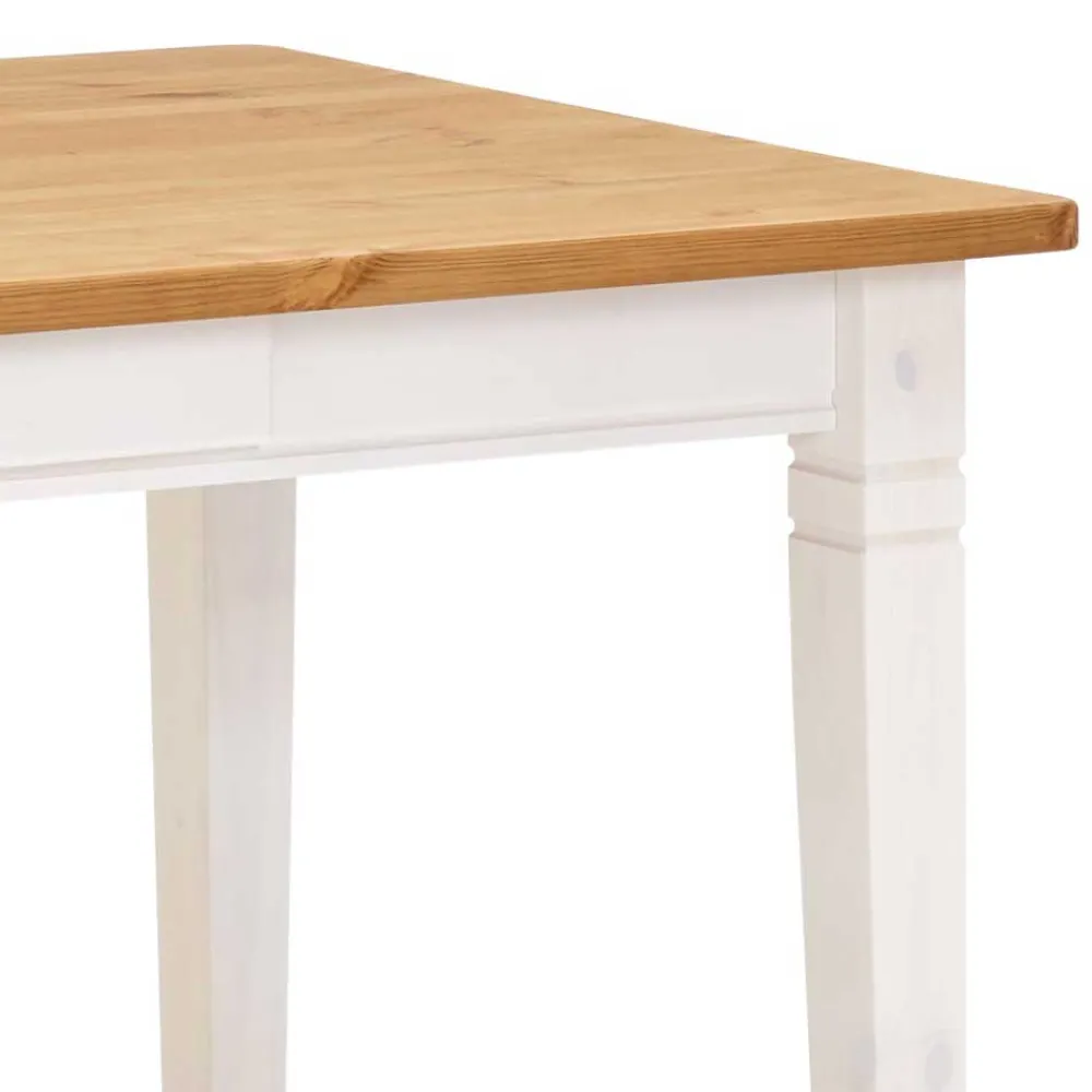 Wohnen Kiefer Esstisch Sibiuta mit Schubladen