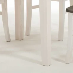 Wohnen Graue Möbel|Weiße Möbel*Kiefer Esstisch Yoan in Weiß Grau