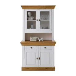 Wohnen Kiefer Küchenbuffet Sibiuta in Weiß