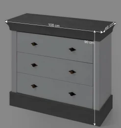 Wohnen Kinderkommoden|Wickelkommoden*Kiefer Kinder Kommode auch mit Wickelaufsatz - Mirandesca