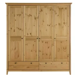 Wohnen Kleiderschränke|Kleiderschränke*Kiefer Kleiderschrank geölt & gebeizt - Zatira