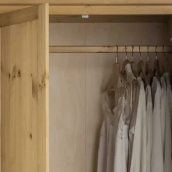 Wohnen Kleiderschränke|Kleiderschränke*Kiefer Kleiderschrank geölt & gebeizt - Zatira