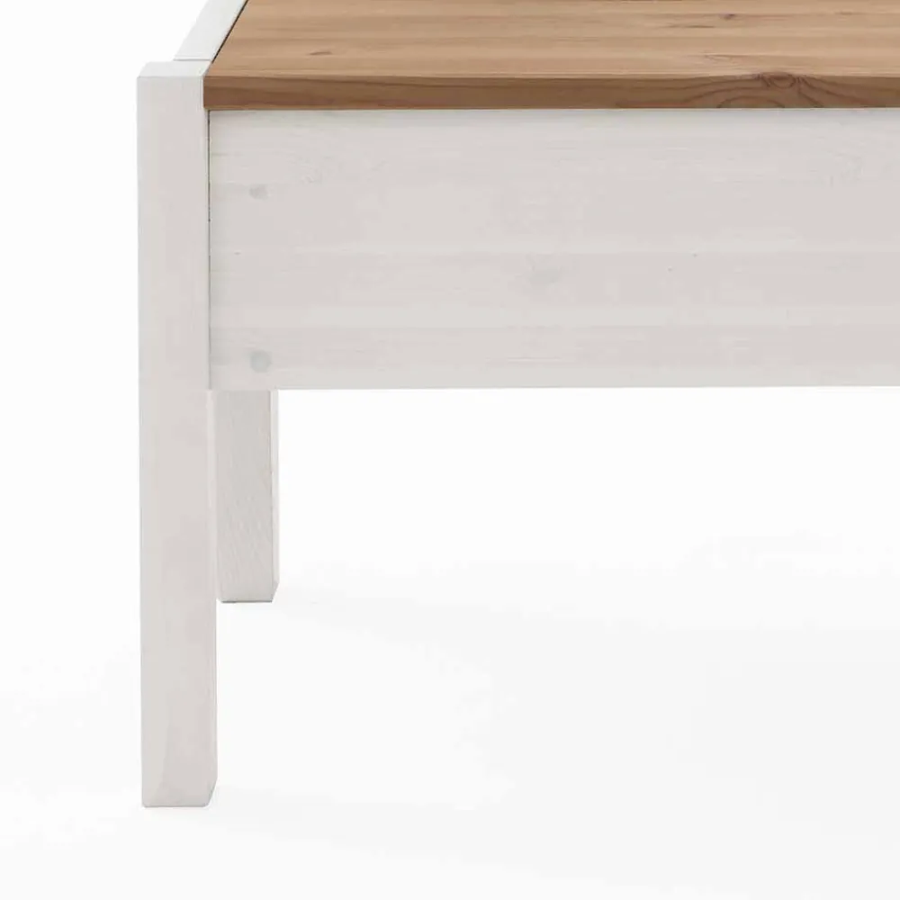 Wohnen Schuhschränke|Küchenbänke*Kiefer Truhenbank Lugon im Landhausstil