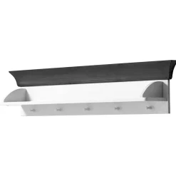 Wohnen Kindermöbel|Kinderregale*Kiefer Wandboard in Weiß & Grau - Mirandesca