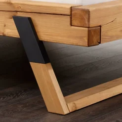 Wohnen Kiefernholz Bett auf Kufen - Kalastania