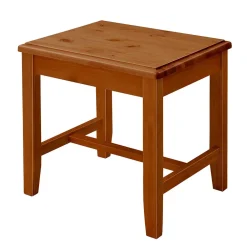 Wohnen Kiefernholz Hocker in Bernsteinfarben - Racana