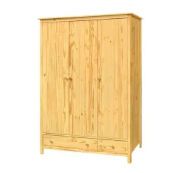 Wohnen Kiefernholz Kleiderschrank massiv - Nastonia