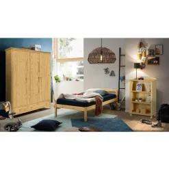 Wohnen Kiefernholz Kleiderschrank massiv - Nastonia