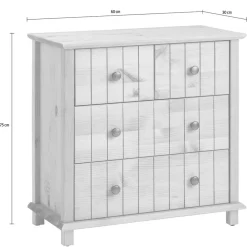 Wohnen Kiefernholz Kommode - modernes Landhaus - Akzinad