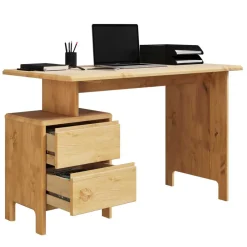 Kinder Wohnen Kiefernholz Schreibtisch gebeizt und geölt - Malpelo