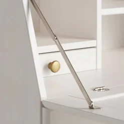 Wohnen Esszimmerschränke*Kiefernholz Sekretär in Weiß gewachst - Aritina