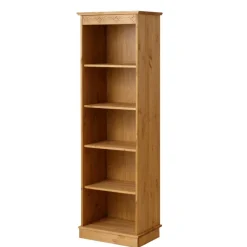 Wohnen Kiefernholz Standregal mit fünf Fächern - Goro