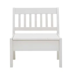 Wohnen Küchenbänke|Esszimmerbänke*Kiefernholz Truhenbank in Weiß - Zanaris