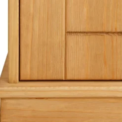 Wohnen Kiefernholz Vitrine gebeizt und geölt - Goro