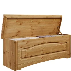 Wohnen Sitztruhen*Kiefernholz Wäschetruhe im Landhausstil - Vocoja