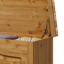 Wohnen Sitztruhen*Kiefernholz Wäschetruhe im Landhausstil - Vocoja