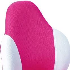 Kinder Wohnen Kinder Drehstuhl in Pink & Weiß mit Schwarz - Dario