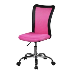 Kinder Wohnen Kinder Drehstuhl in Pink & Schwarz - Rai