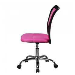 Kinder Wohnen Kinder Drehstuhl in Pink & Schwarz - Rai