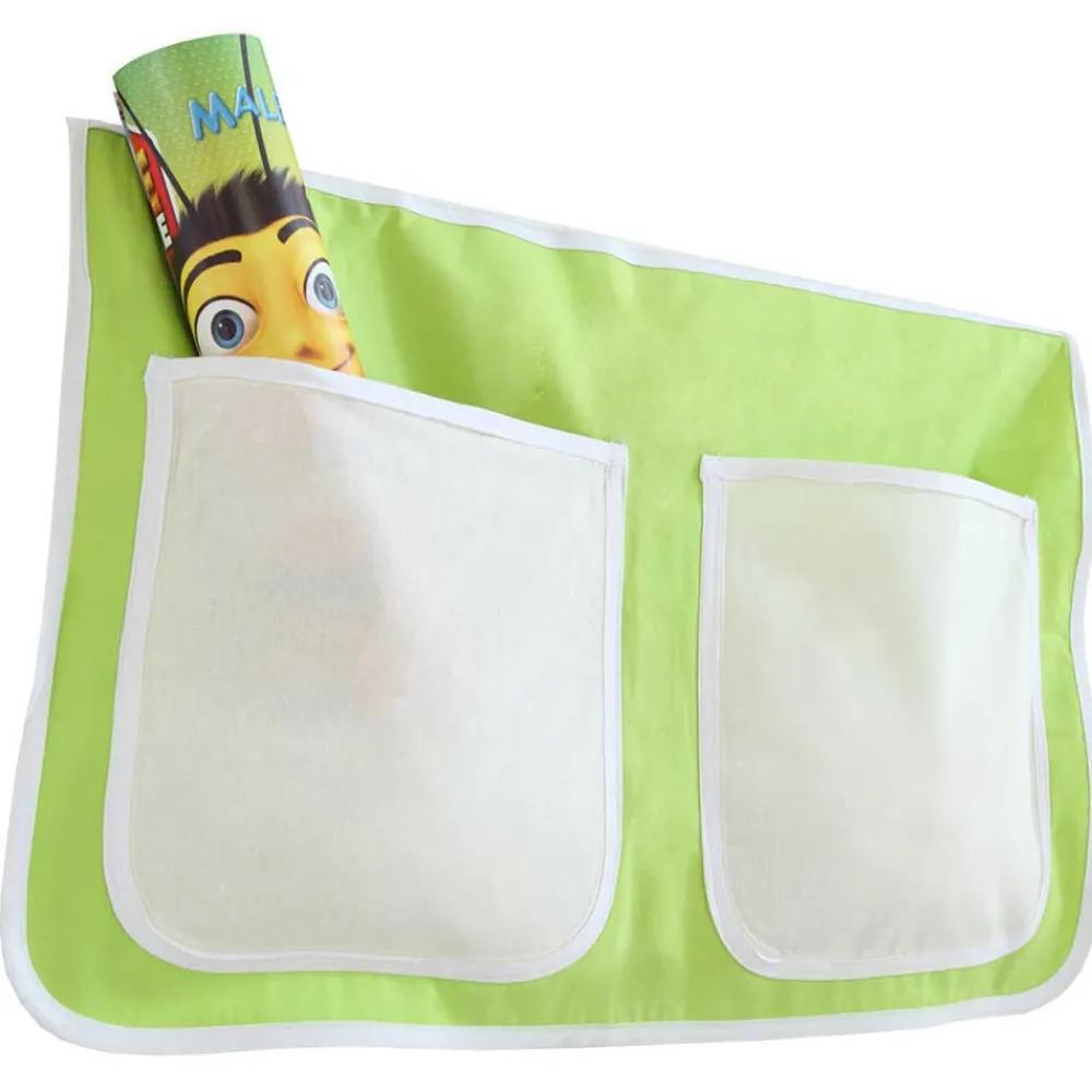 Wohnen Kinderbetten*Kinder Etagenbett mit Rutsche & Stoffset - Sivarin