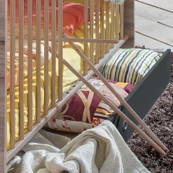 Wohnen Kinderbetten|Babybetten*Kinder Gitterbett mit Schublade - Jilamenda