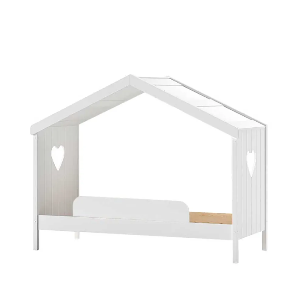 Wohnen Weiße Möbel|Kinderbetten*Kinder Hausbett in Weiß - Grandory