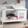 Wohnen Kinderbetten*Kinder Hausbett mit Fenster und offenem Dach - Manty