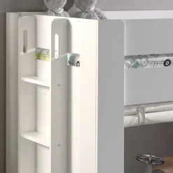 Kinder Wohnen Kinder Hütten Hochbett in Weiß - Pedro