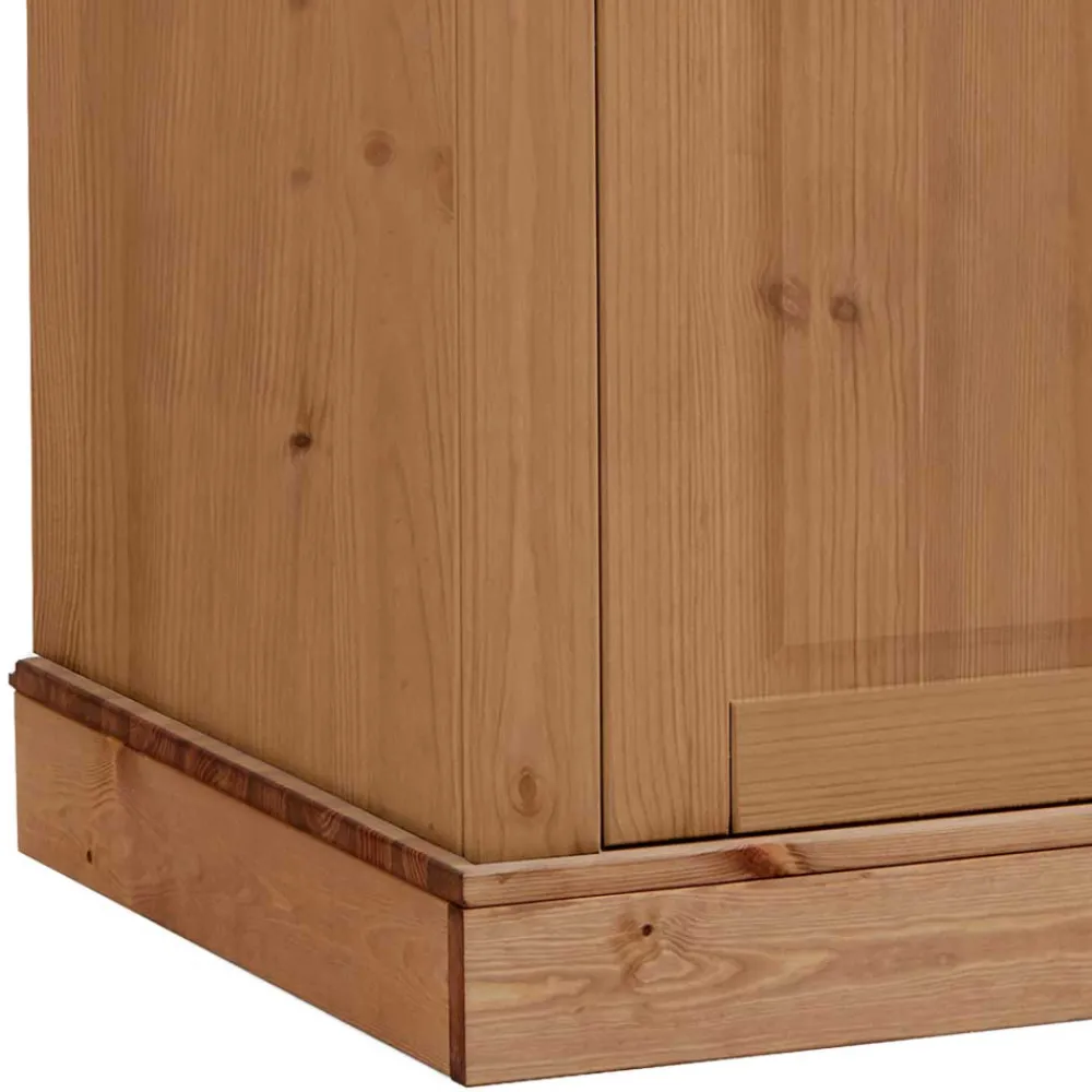 Kinder Wohnen Kinder Kleiderschrank in Kiefer Laugefarben - Piatra
