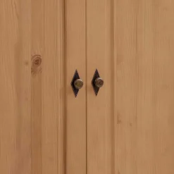 Kinder Wohnen Kinder Kleiderschrank in Kiefer Laugefarben - Piatra