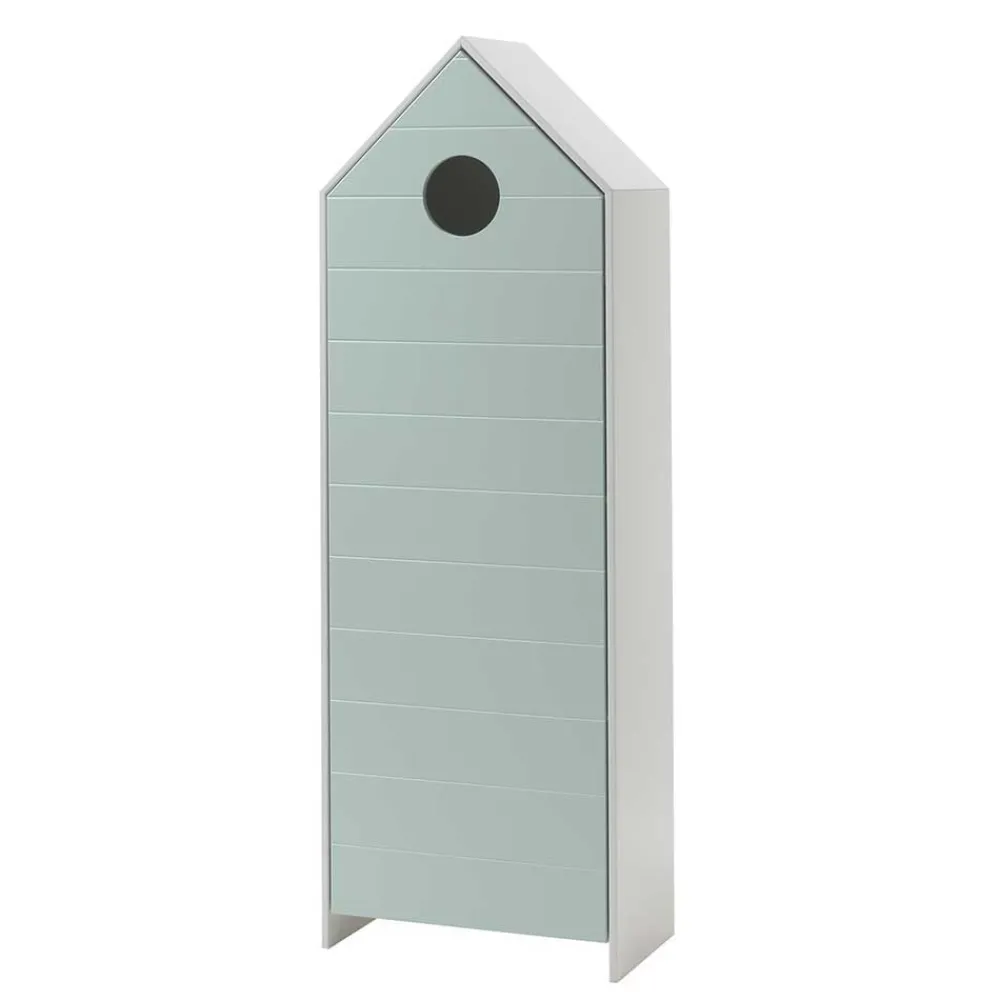 Wohnen Kindermöbel|Kinderkleiderschränke*Kinder Kleiderschränke & Regal Häuser - Indefiva (dreiteilig)