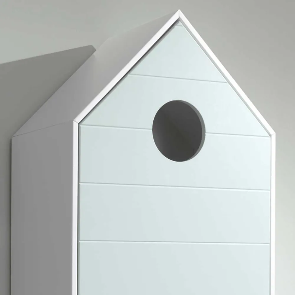 Wohnen Kindermöbel|Kinderkleiderschränke*Kinder Kleiderschränke & Regal Häuser - Indefiva (dreiteilig)