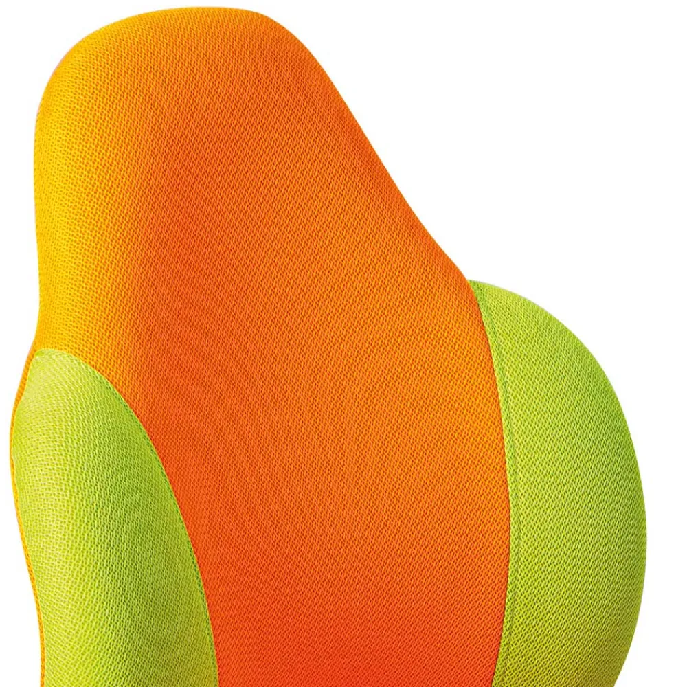 Kinder Wohnen Kinder Schreibtischstuhl in Orange & Hellgrün - Humitas