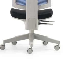 Wohnen Kinderstühle|Kindermöbel*Kinder Schreibtischstuhl Lugania in Schwarz Blau