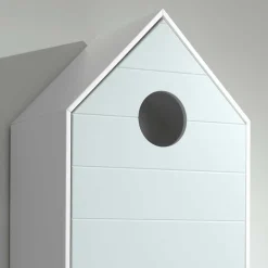 Wohnen Kinderkleiderschränke|Babyzimmerschränke*Kinder Schränke & Regal in Häuser Optik - Indefiva (dreiteilig)