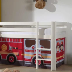 Wohnen Kinderbetten|Kindermöbel*Kinder Spielbett Hochbett Feuerwehr - Tyago