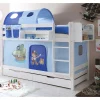 Wohnen Kinderbetten*Kinder Stockbett mit Piraten Stoff in Blau - Conday